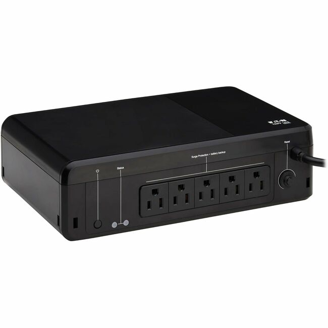 Eaton BC850R Tripp Lite 850VA standby UPS with 5 NEMA 5-15R outlets, 450W power, 120V, surge and battery backup for desktop use.
