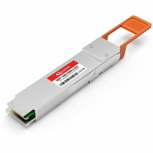 Accortec Incorporated QSFP-100G-PSM4-S-ACC Accortec 100GBASE-PSM4 QSFP Transceiver MPO 500m SMF Cisco Compatible