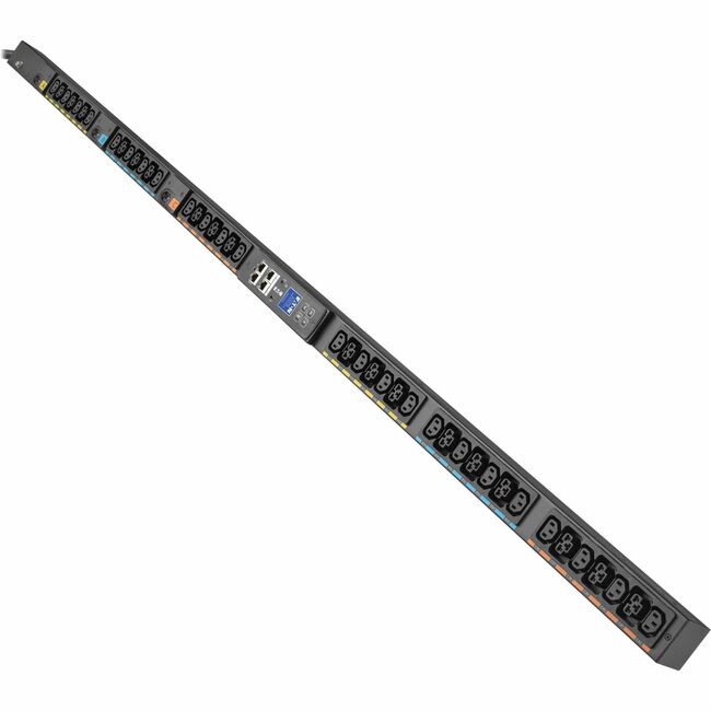 Eaton EVMI1530X G4 42-outlet power distribution unit (PDU) with multiple sockets and industrial design.