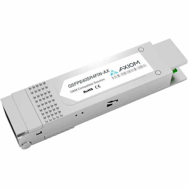 Axiom QSFPE40SR4FIN-AX 40GBase-SR4 QSFP+ Transceiver - QSFPE40SR4FIN-AX