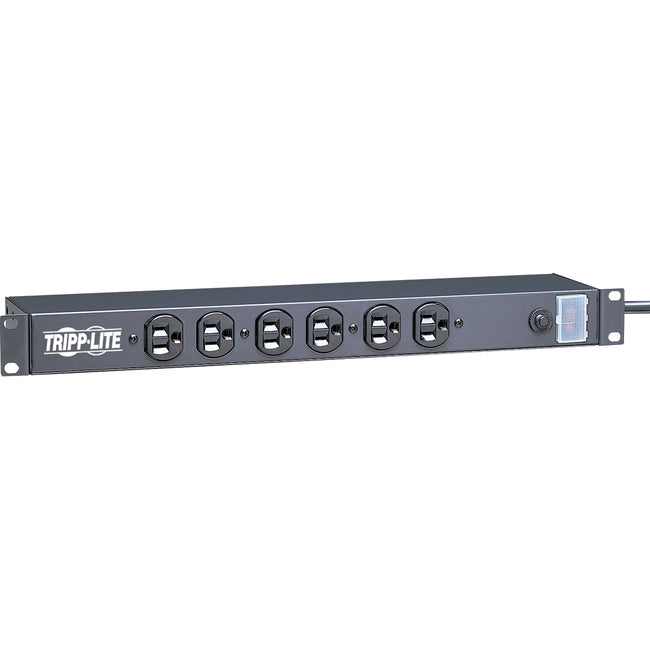 Eaton DRS-1215 Tripp Lite by Eaton 14-Outlet Economy Network Server Surge Protector 15 ft. (4.57 m) Cord 3000 Joules 1U Rack-Mount