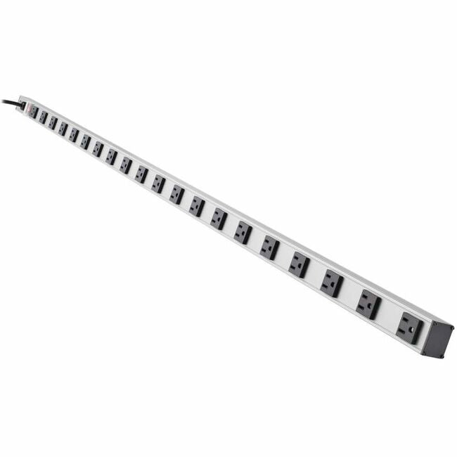 Eaton PS6020 Tripp Lite 20-outlet vertical power strip with 15 ft. cord and 15A plug, suitable for office or server setups.