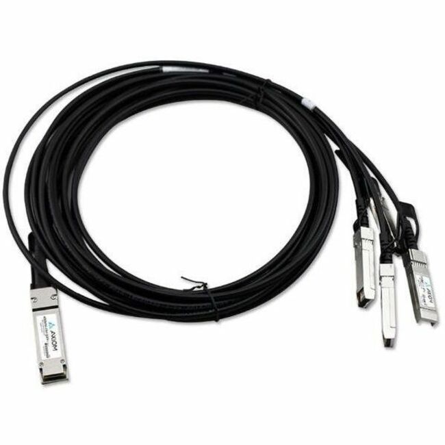 Axiom QSFP-4SFP10G-CU0-5M-AX 40GBASE-CR4 QSFP+ to 4 10GBASE-CU SFP+ Passive DAC Cisco Compatible 0.5m