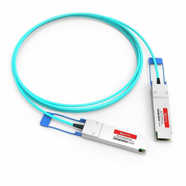 Accortec Incorporated 980-9I13J-00E005-ACC Accortec Active Fiber Cable IB EDR 100Gb/s QSFP NVIDIA Mellanox Compatible- 5M