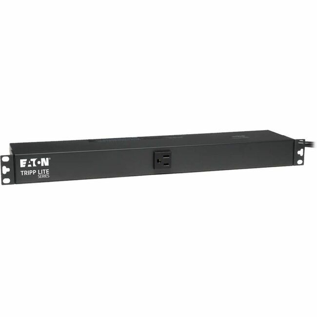 Eaton PDU1215 Tripp Lite single-phase 120V basic PDU with 13 NEMA 5-15R outlets, 15 ft. cord, 1U rack-mount, TDS_961386