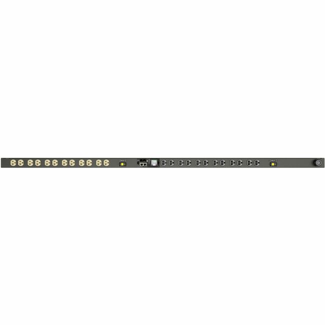 Vertiv VP4N30AP Geist Monitored RPDU with Next-Generation IMD | 30A | 120V | 0U Rack | (24) NEMA 5-20R receptacles | NEMA L5-30P Plug | 2.8kW | VP4N30AP