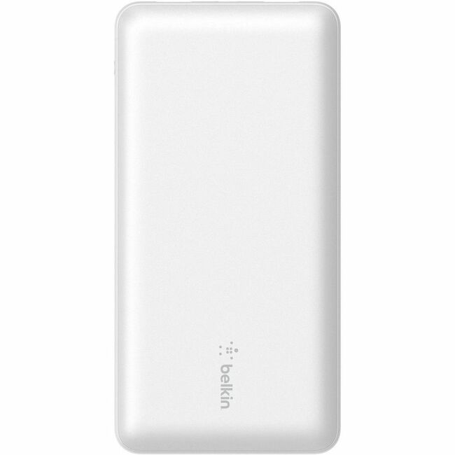Belkin International INC BPB012BTWH Belkin 15W 3-port USB Power Bank - 20K mAh - 2xUSB-A (12W), 1xUSB-C (15W) - Portable Charger - w/ USB-A to USB-C Cable - White