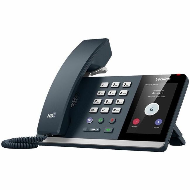 Yealink Network Technology CO. 1301215 Yealink MP54 E2 IP Phone - Corded - Corded/Cordless - Bluetooth, Wi-Fi - Wall Mountable, Desktop - Classic Gray