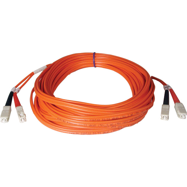 Eaton N506-15M Tripp Lite Series Duplex Multimode 50/125 Fiber Patch Cable (SC/SC), 15M (50 ft.)