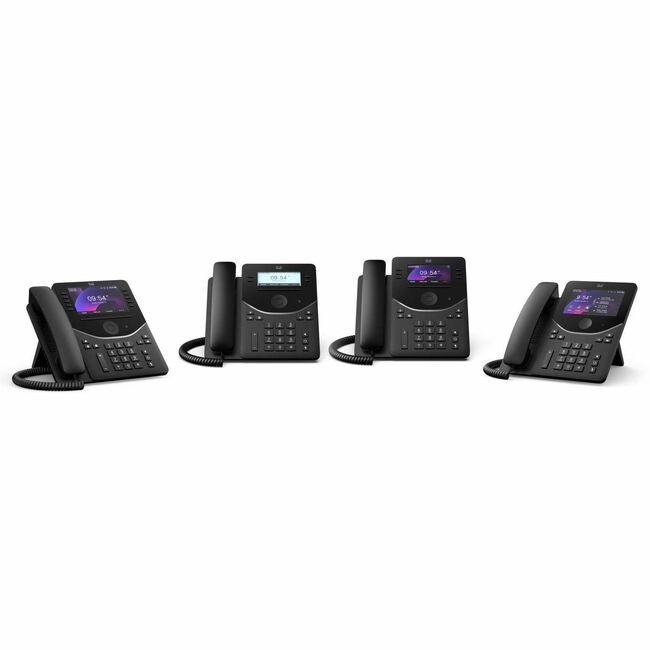 Cisco Systems DP-9851NR-K9++= Cisco 9851 IP Phone - Corded - Corded - Desktop, Wall Mountable - Carbon Black - TAA Compliant
