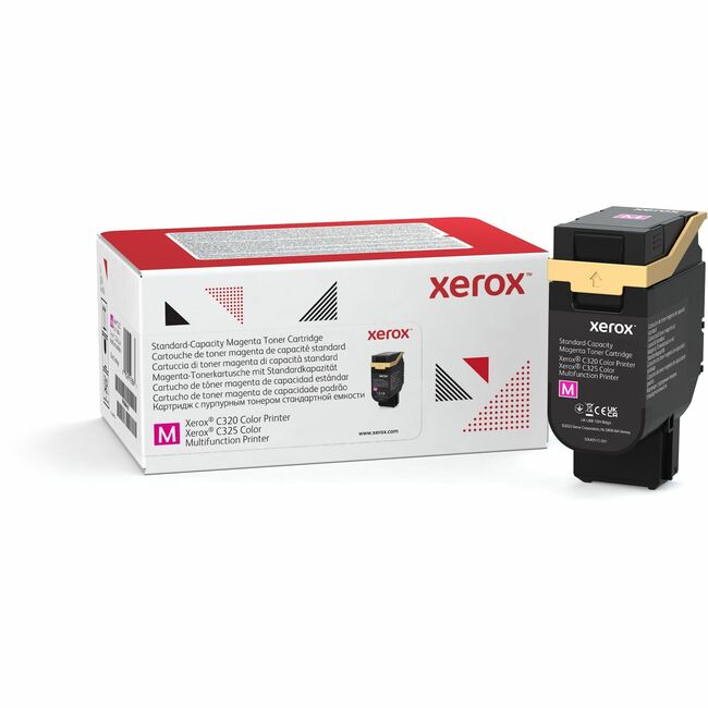 Xerox 006R04821 Genuine Xerox&reg; C320 Color Printer, C325 Color Multifunction Printer Magenta Standard capacity Toner Cartridge (1800 Pages) - 006R04821