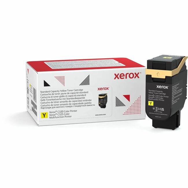 Xerox 006R04822 Genuine Xerox&reg; C320 Color Printer, C325 Color Multifunction Printer Yellow Standard capacity Toner Cartridge (1800 Pages) - 006R04822