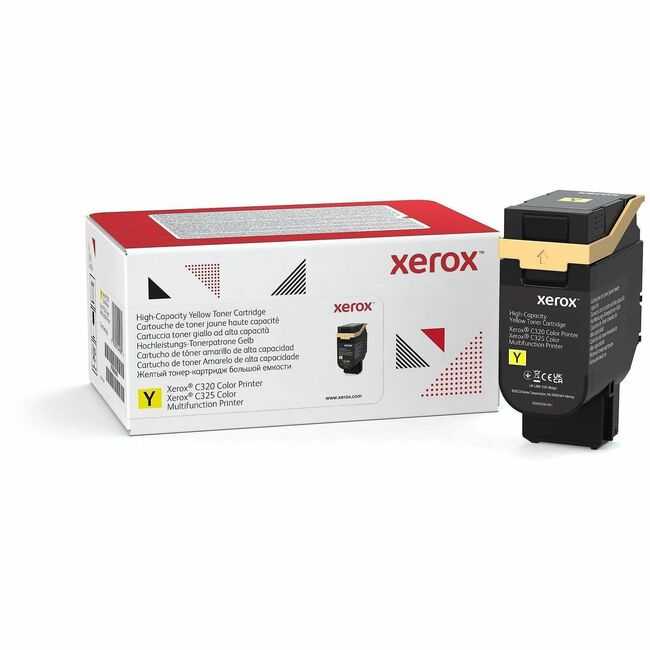 Xerox 006R04830 Genuine Xerox&reg; C320 Color Printer, C325 Color Multifunction Printer Yellow High capacity Toner Cartridge (5500 Pages) - 006R04830