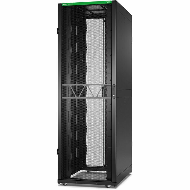 APC BY Schneider Electric AR3157B2 APC NetShelter SX Server Rack Gen 2, 48U, 2258H x 750W x 1070D mm, with Sides, Black [TAA]