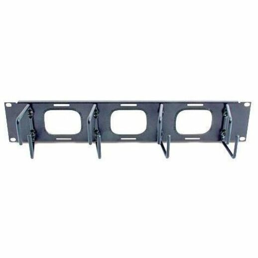 APC BY Schneider Electric AR8428 APC Horizontal Cable Organizer 2U w/pass through holes