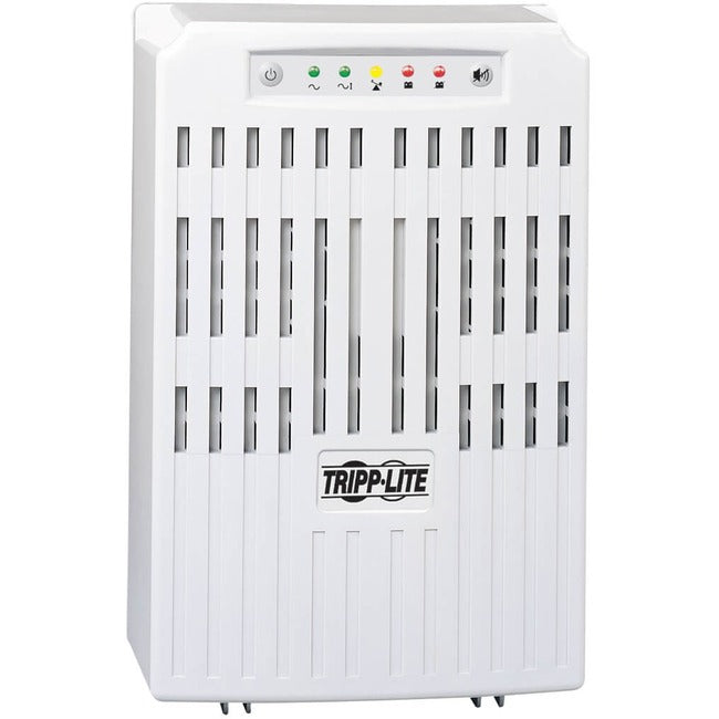 Eaton SMART2200VS Tripp Lite UPS tower with network card options, showing front view with control panel and connectivity ports.