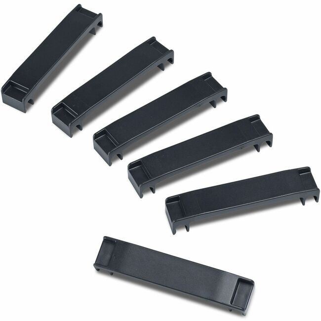 APC by Schneider Electric AR7582A APC NetShelter Cable Management, Vertical Cable Manager, Cable Retainer, for NetShelter SX 750mm W, Set of 6, 109 x 13 x 23 mm