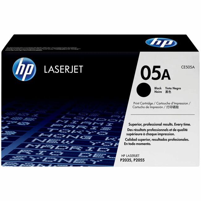 HP I CE505A HP 05A Original Laser Toner Cartridge - Black - 1 Each