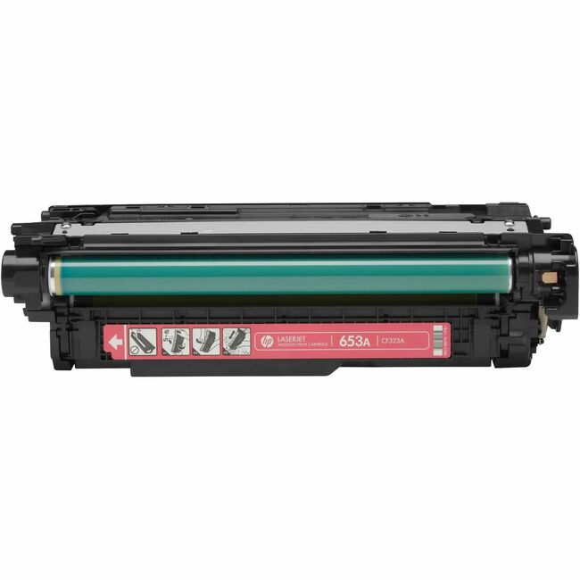 HP I CF323A HP 653A (CF323A) Original Laser Toner Cartridge - Single Pack - Magenta - 1 Each