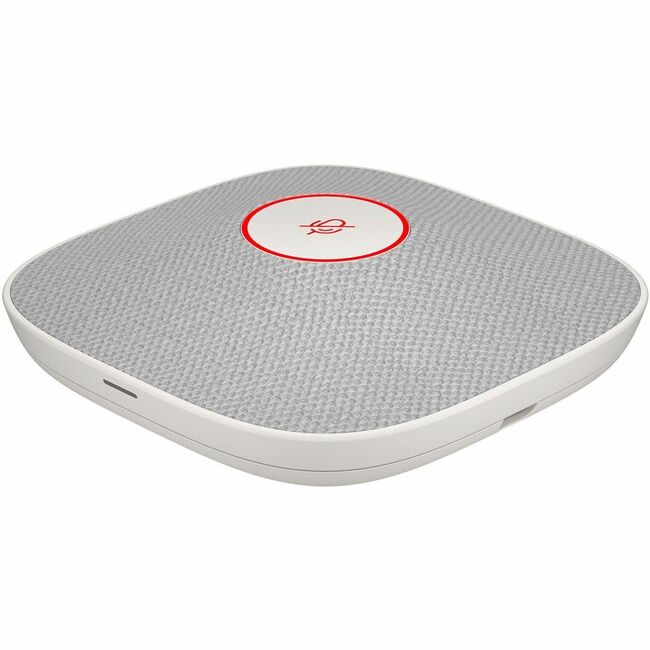 HP B22X4AA#AC3 Poly Studio A2 Wired Microphone for Meeting Room, Conference Room - White