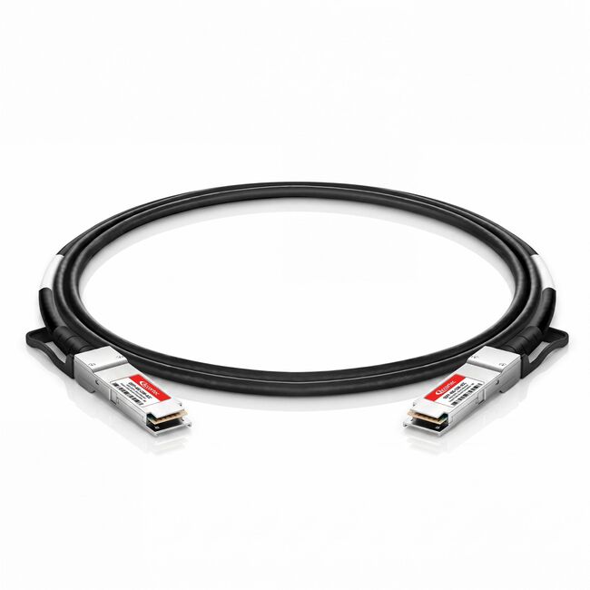 Accortec Incorporated QSFP-40G-C5M-ACC Accortec 40Gb QSFP+ Direct Attached Copper Cable Alcatel Compatible- 5M - Data Supplies QSFP-40G-C5M-ACC