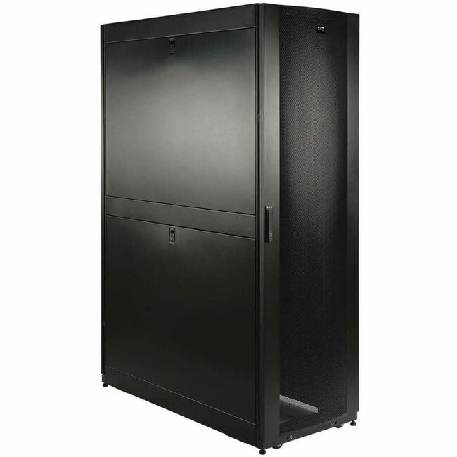Eaton SR45UBDP48 Tripp Lite by Eaton 45U Extra-Deep Server Rack - 48 in. (1219 mm) Depth Doors & Side Panels Included - Data Supplies SR45UBDP48